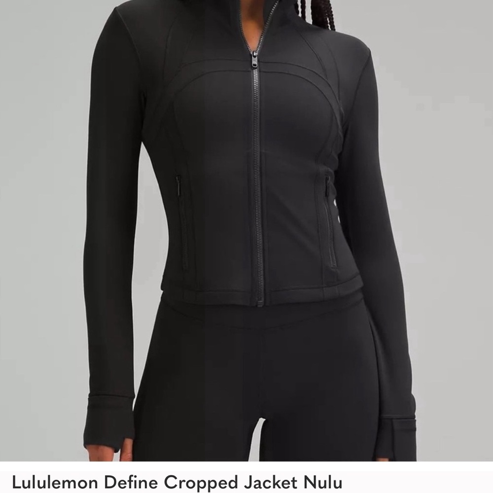 Lululemon cropped nulu define jacket